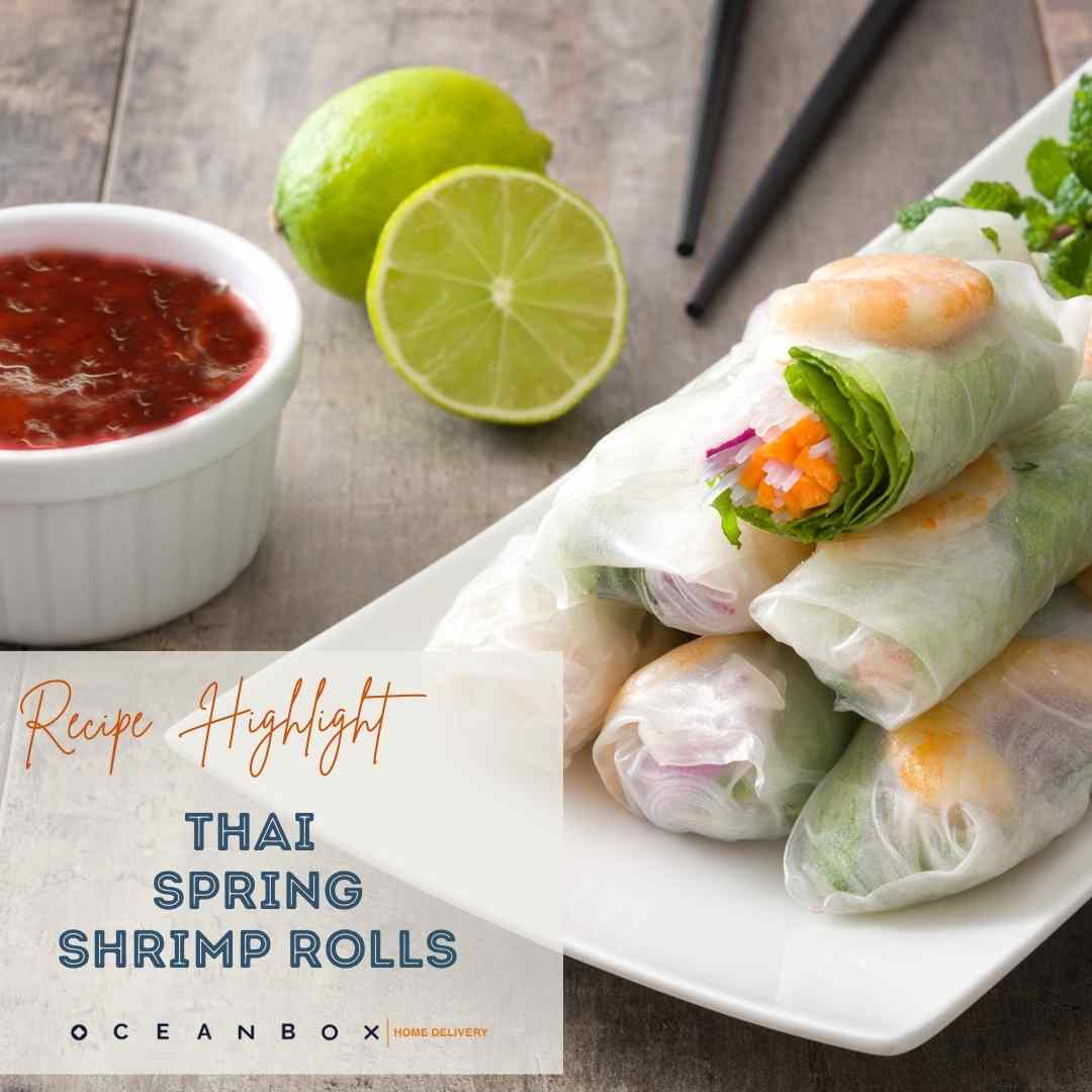 Thai Shrimp Spring Rolls